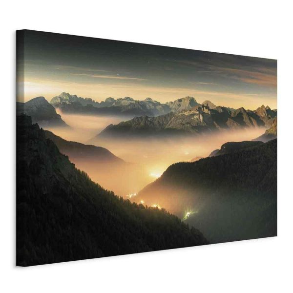 Canvas Print - Mountain Breath (1 Part) Wide - Third Variant