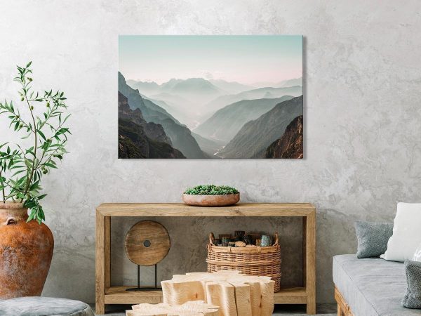 Canvas Print - Mountain Horizon (1 Part) Wide