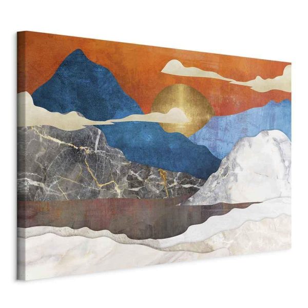 Canvas Print - Mountain Idyll (1 Part) Wide
