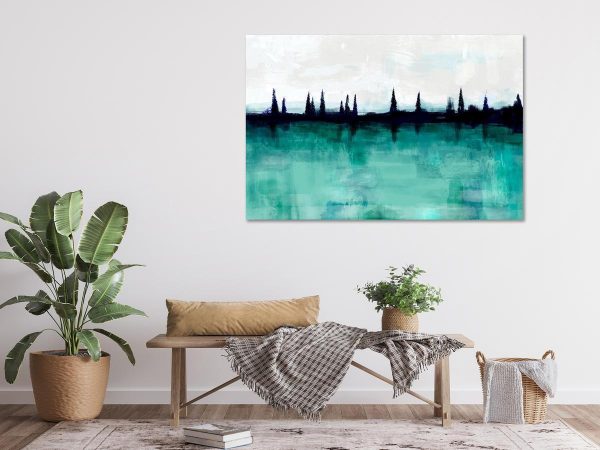 Canvas Print - Mountain Lake (1 Part) Wide
