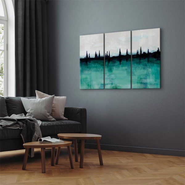 Canvas Print - Mountain Lake (3 Parts) - Image 3