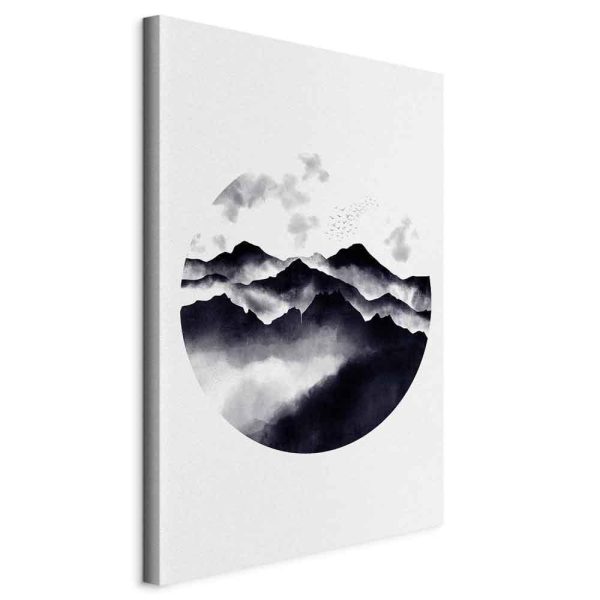 Canvas Print - Mountain Landscape (1 Part) Vertical