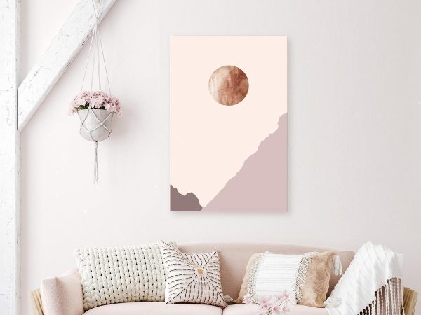 Canvas Print - Mountain Planet (1 Part) Vertical
