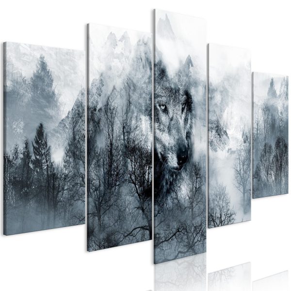 Canvas Print - Mountain Predator (5 Parts) Wide - Image 2