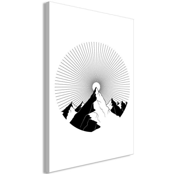 Canvas Print - Mountain at the Zenith (1 Part) Vertical
