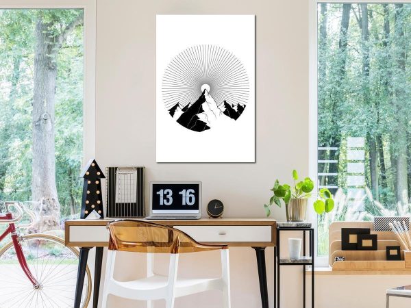 Canvas Print - Mountain at the Zenith (1 Part) Vertical