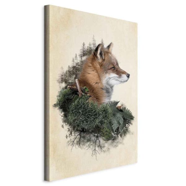 Canvas Print - Mr Fox (1 Part) Vertical