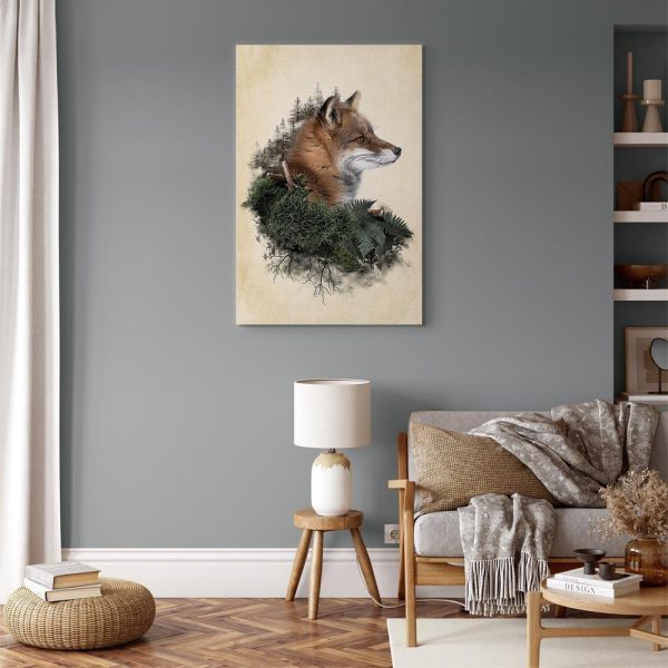 Canvas Print - Mr Fox (1 Part) Vertical