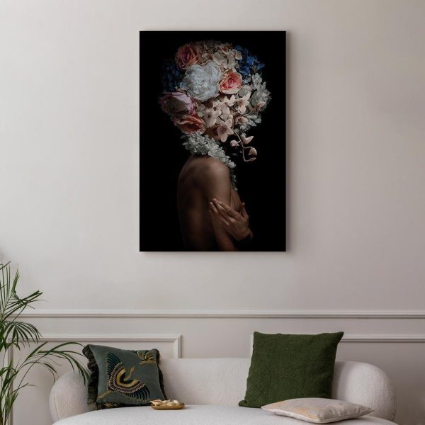 Canvas Print - Mysterious Gesture (1 Part) Vertical - Image 3