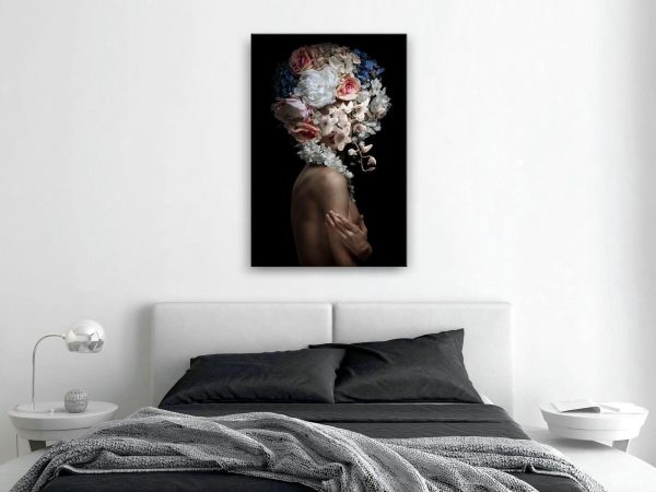Canvas Print - Mysterious Gesture (1 Part) Vertical - Image 4