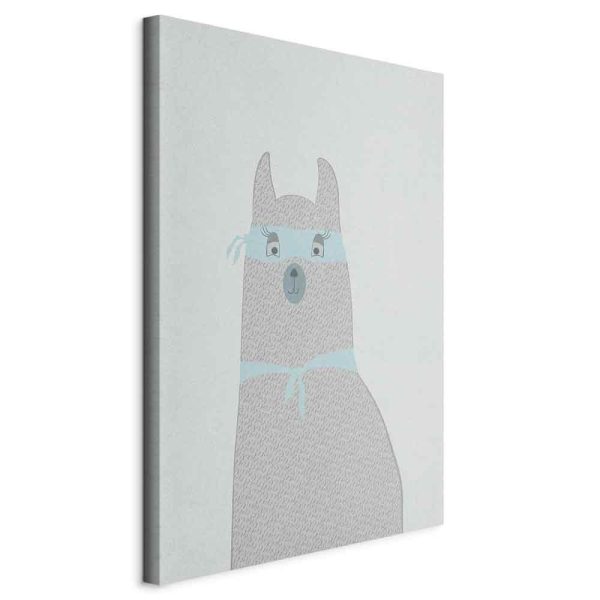 Canvas Print - Mysterious Lama (1 Part) Vertical