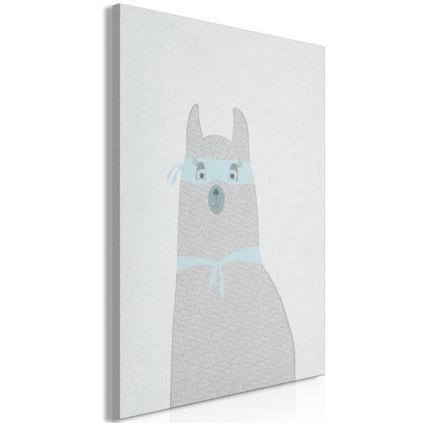 Canvas Print - Mysterious Lama (1 Part) Vertical