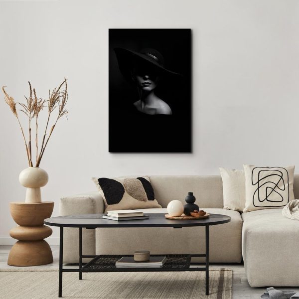 Canvas Print - Mysterious Woman (1 Part) Vertical