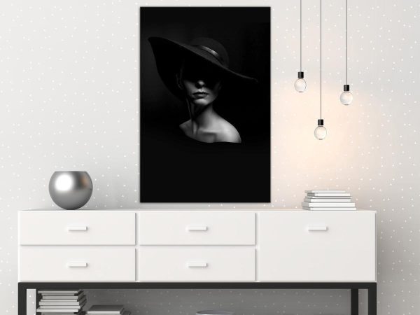 Canvas Print - Mysterious Woman (1 Part) Vertical