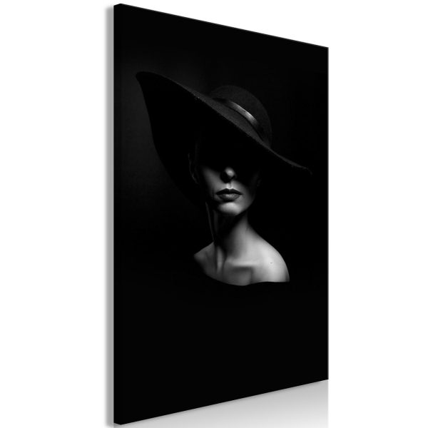 Canvas Print - Mysterious Woman (1 Part) Vertical