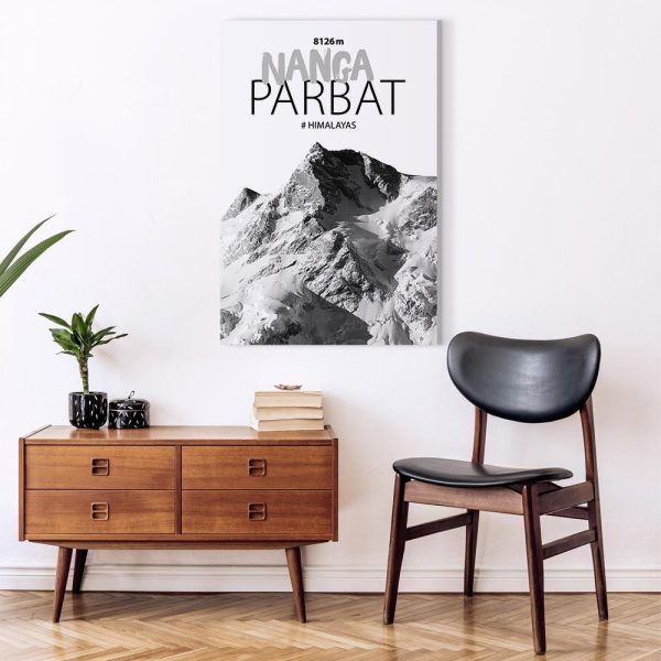 Canvas Print - Nanga Parbat (1 Part) Vertical