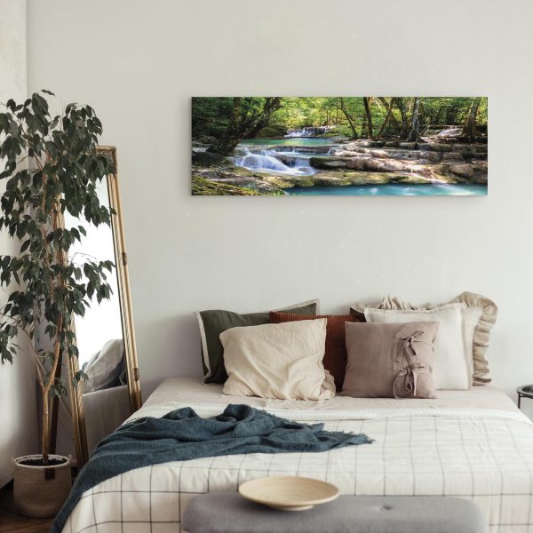 Canvas Print - Nature: Forest Waterfall - Image 14