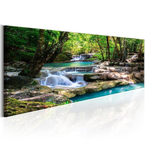 Canvas Print - Nature: Forest Waterfall