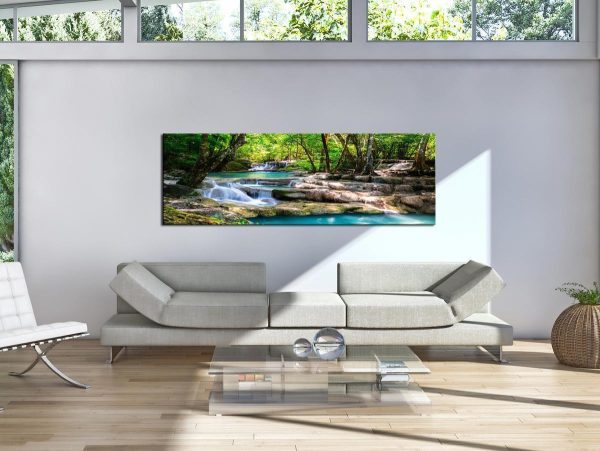Canvas Print - Nature: Forest Waterfall