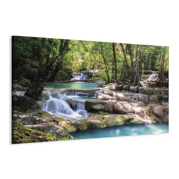 Canvas Print - Nature: Forest Waterfall - Image 3