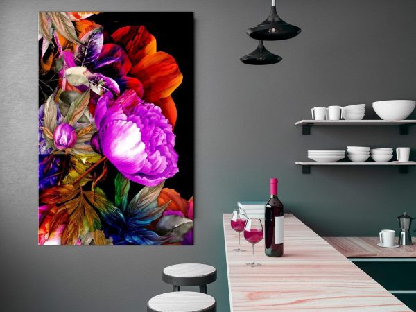 Canvas Print - Nature in Summer Hues (1-part) - Flower Garden of Inspiration - Image 2