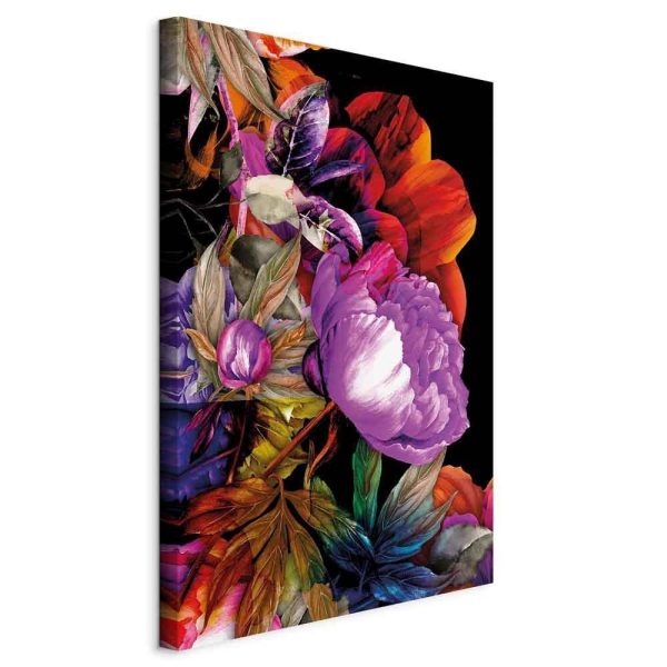 Canvas Print - Nature in Summer Hues (1-part) - Flower Garden of Inspiration