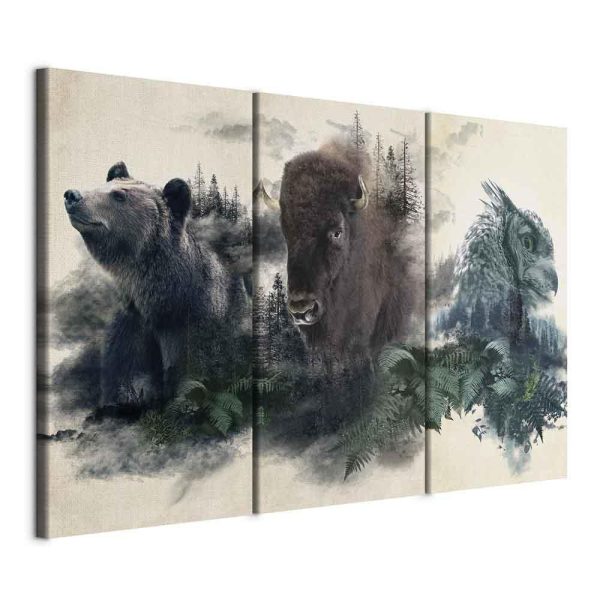 Canvas Print - Nature's Womb (3 Parts)