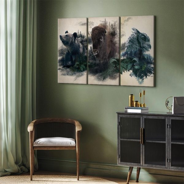 Canvas Print - Nature's Womb (3 Parts)