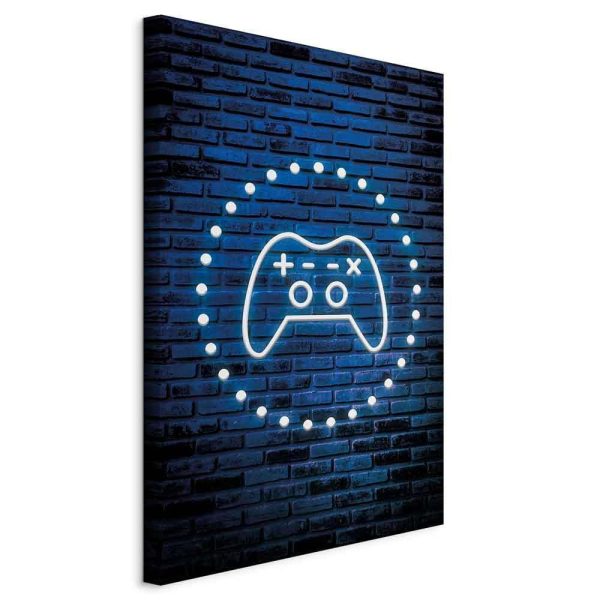 Canvas Print - Neon Gamepad