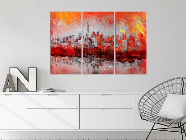 Canvas Print - New York Sunset (3 Parts) - Image 2