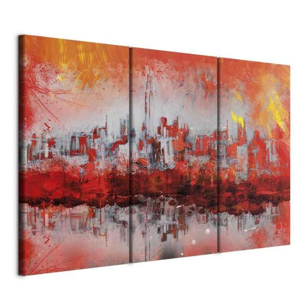 Canvas Print - New York Sunset (3 Parts)