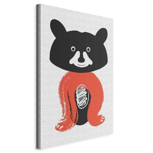 Canvas Print - Nice Mr Raccoon (1 Part) Vertical