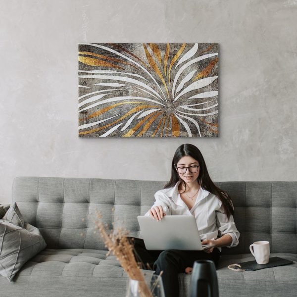 Canvas Print - Night Flower (1 Part) Wide