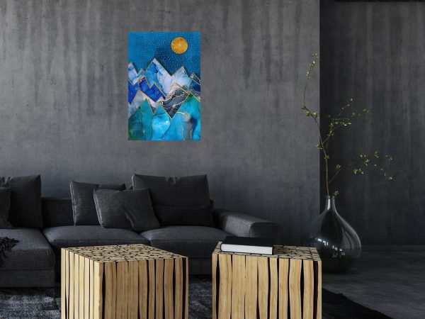 Canvas Print - Night Walk (1 Part) Vertical