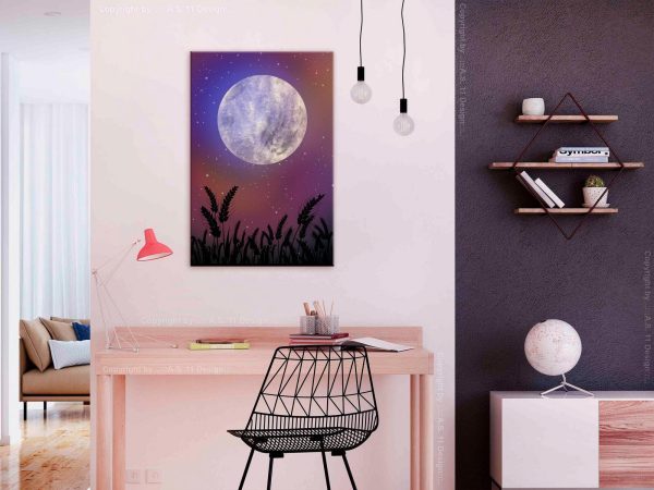 Canvas Print - Night in the Country (1 Part) Vertical - Image 2