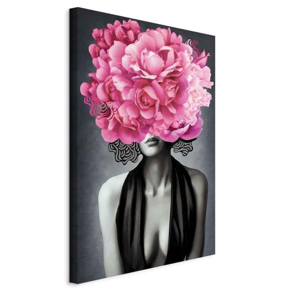 Canvas Print - Noir Woman (1 Part) Vertical