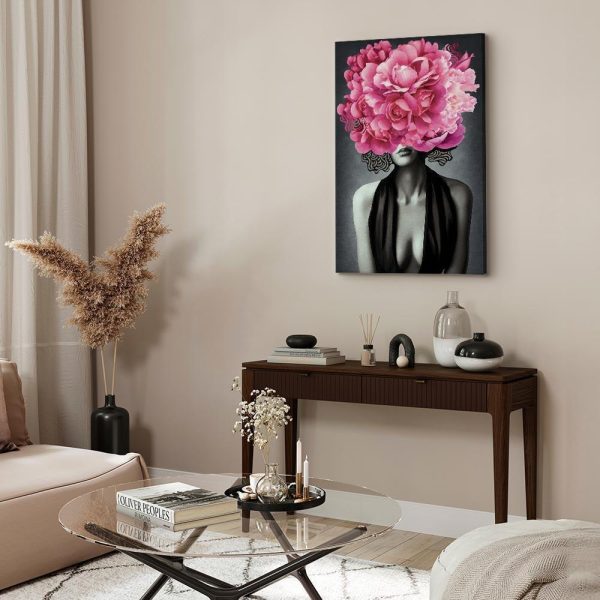 Canvas Print - Noir Woman (1 Part) Vertical