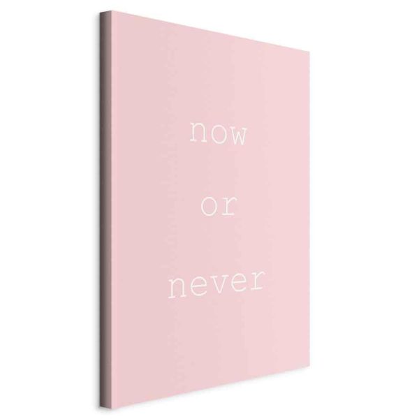 Canvas Print - Now or Never (1 Part) Vertical