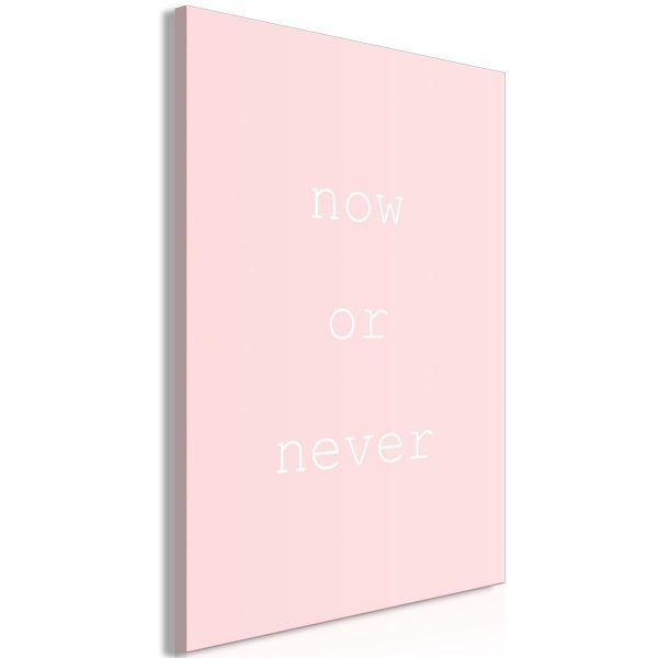 Canvas Print - Now or Never (1 Part) Vertical