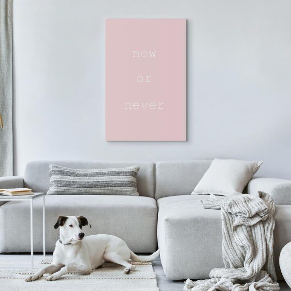 Canvas Print - Now or Never (1 Part) Vertical