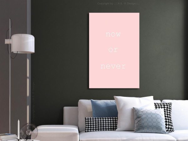 Canvas Print - Now or Never (1 Part) Vertical