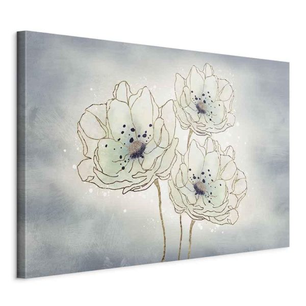 Canvas Print - Ocean Flowers (1 Part) Wide