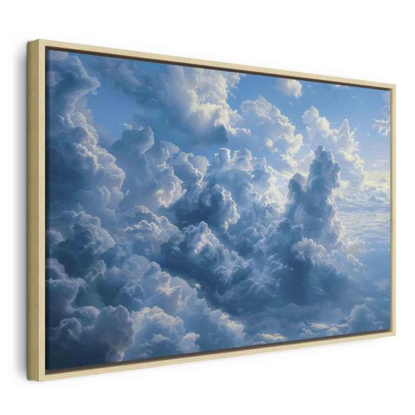Canvas Print - Ocean in the Air: Waving Clouds Reflecting Morning Light - Image 3