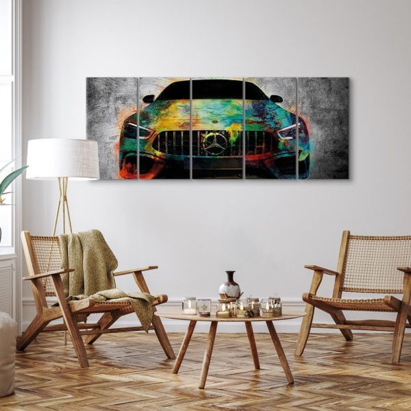 Canvas Print - On Start (5 Parts) Narrow