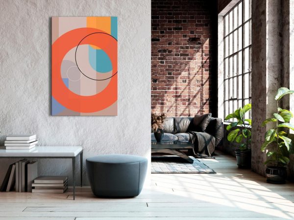Canvas Print - Orange Chocolate (1 Part) Vertical - Image 2