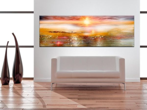 Canvas Print - Orange Sea - Image 4