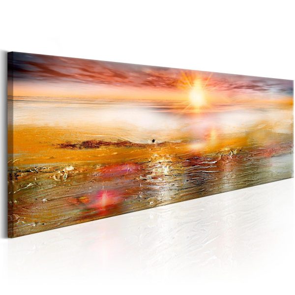 Canvas Print - Orange Sea - Image 2