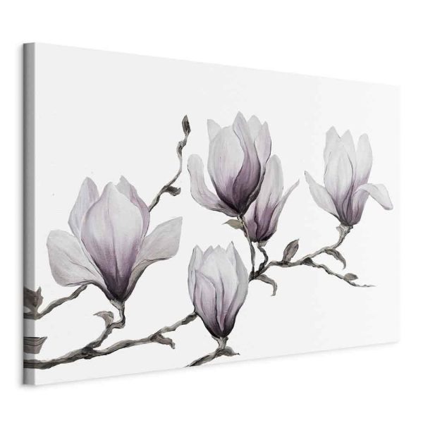Canvas Print - Painted Magnolias (1 Part) Wide