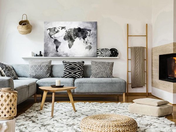 Canvas Print - Painted Planet (1 Part) Wide