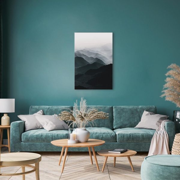 Canvas Print - Parallel Ridges (1 Part) Vertical